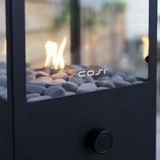 Cosiscoop Dome lanterne à gaz noire