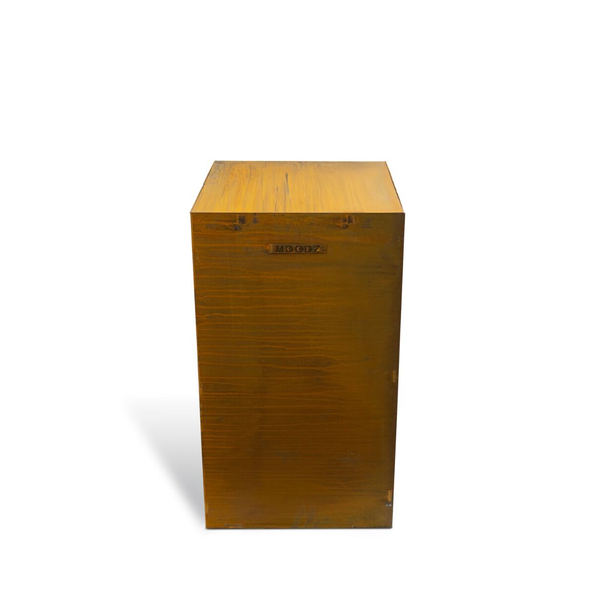 MOODZ Piédestal Acier Corten 45x45x80 cm