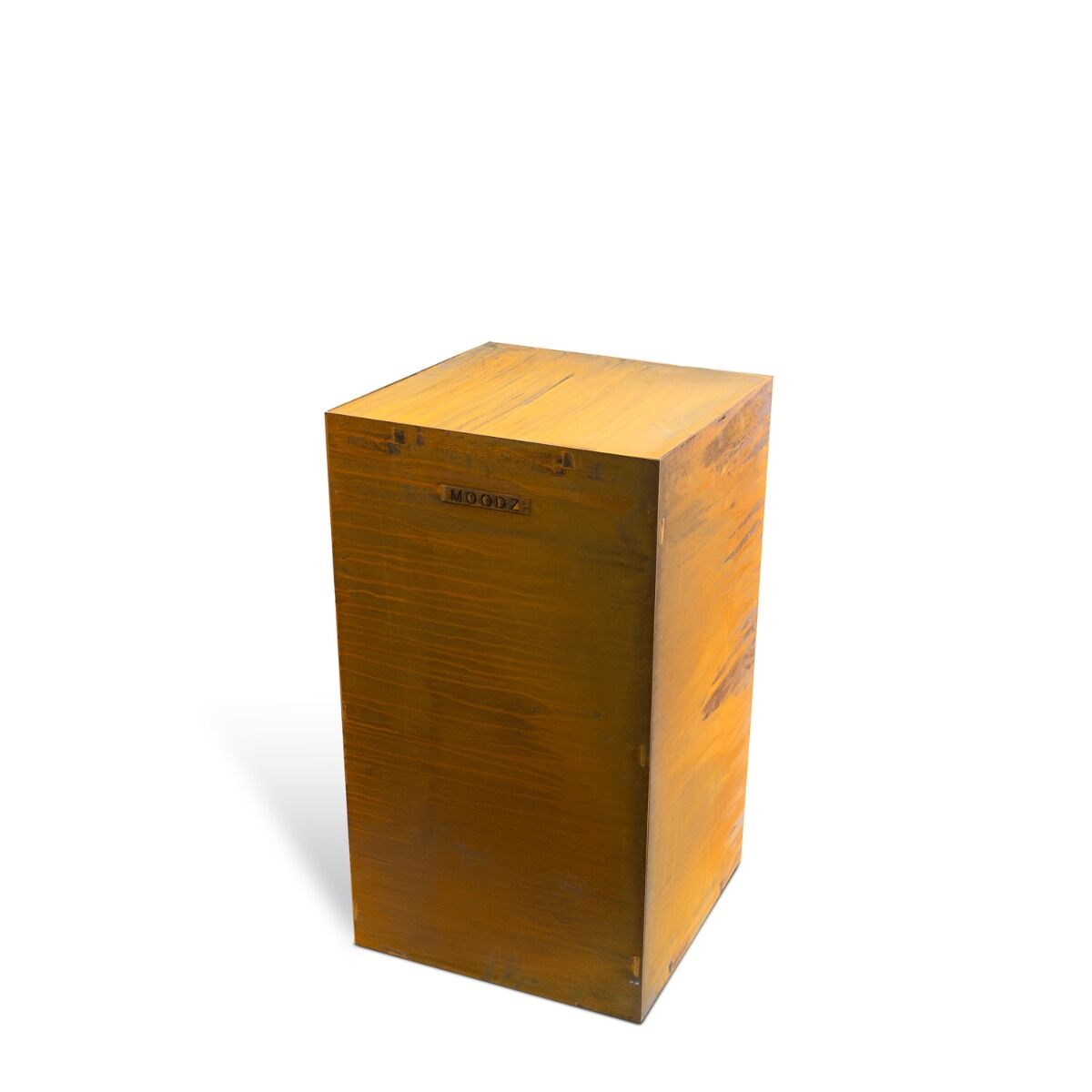 MOODZ Piédestal Acier Corten 45x45x80 cm