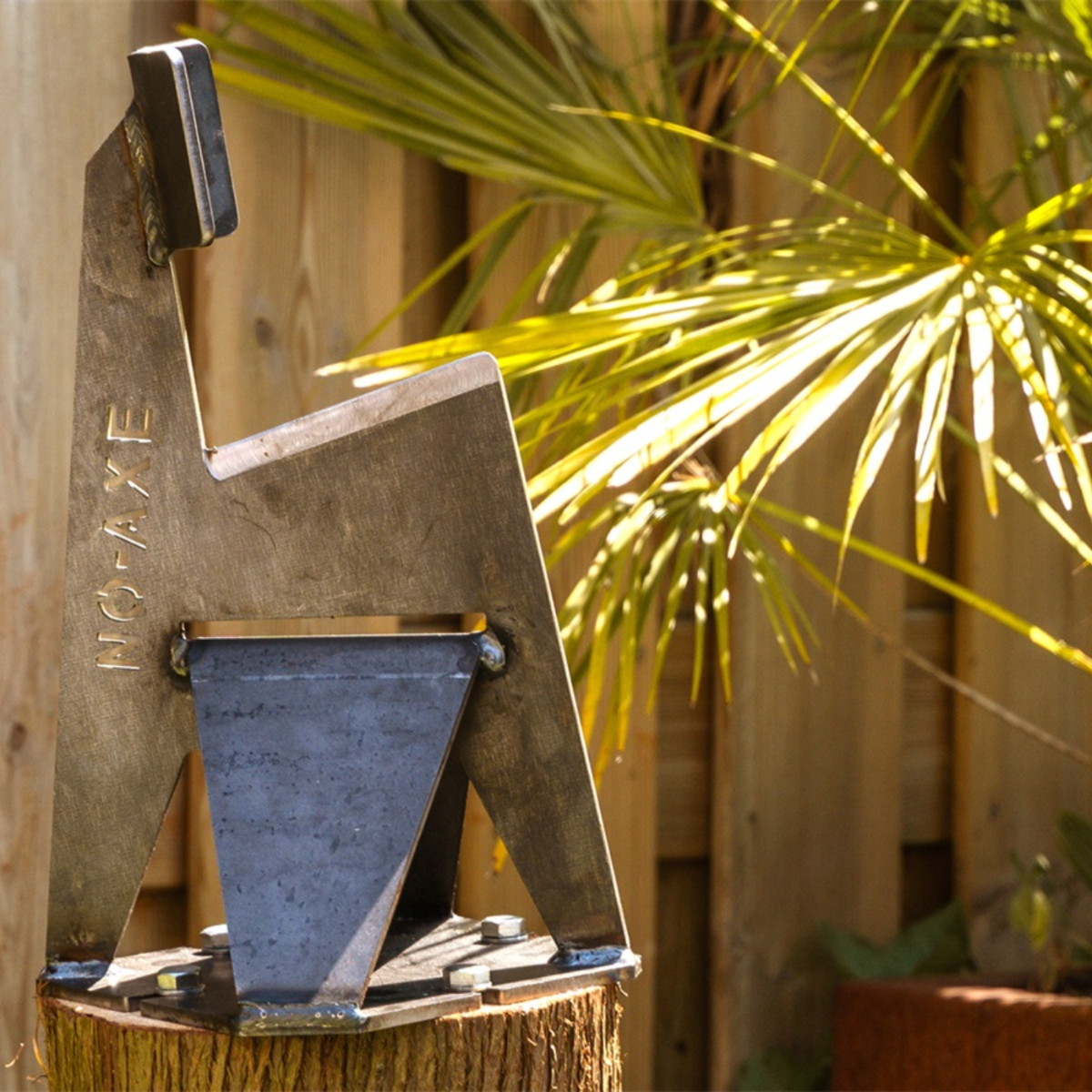 NO-AXE Fendeuse à Bois en Acier Vierge avec Marteau