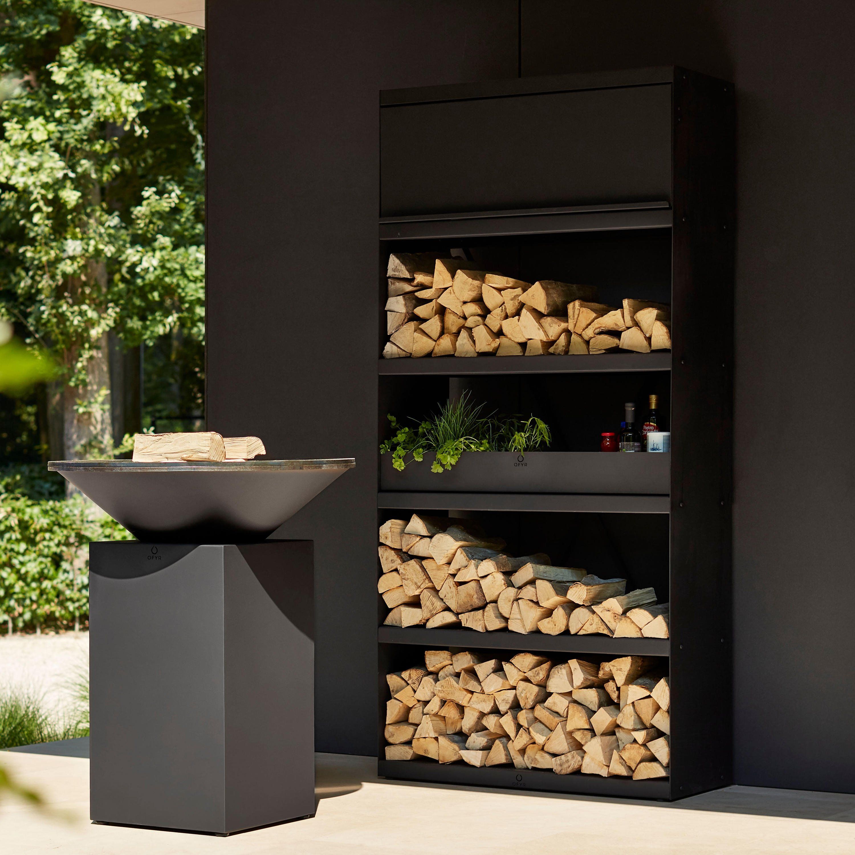 OFYR Wood storage Black 100