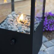 Cosiscoop Dome lanterne à gaz noire