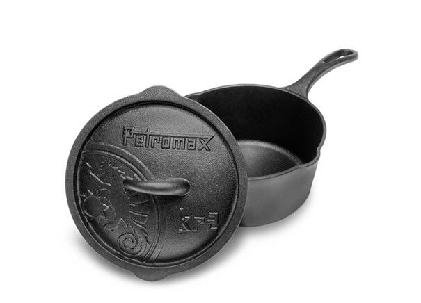 Casserole en fonte avec couvercle (2 tailles) Petromax