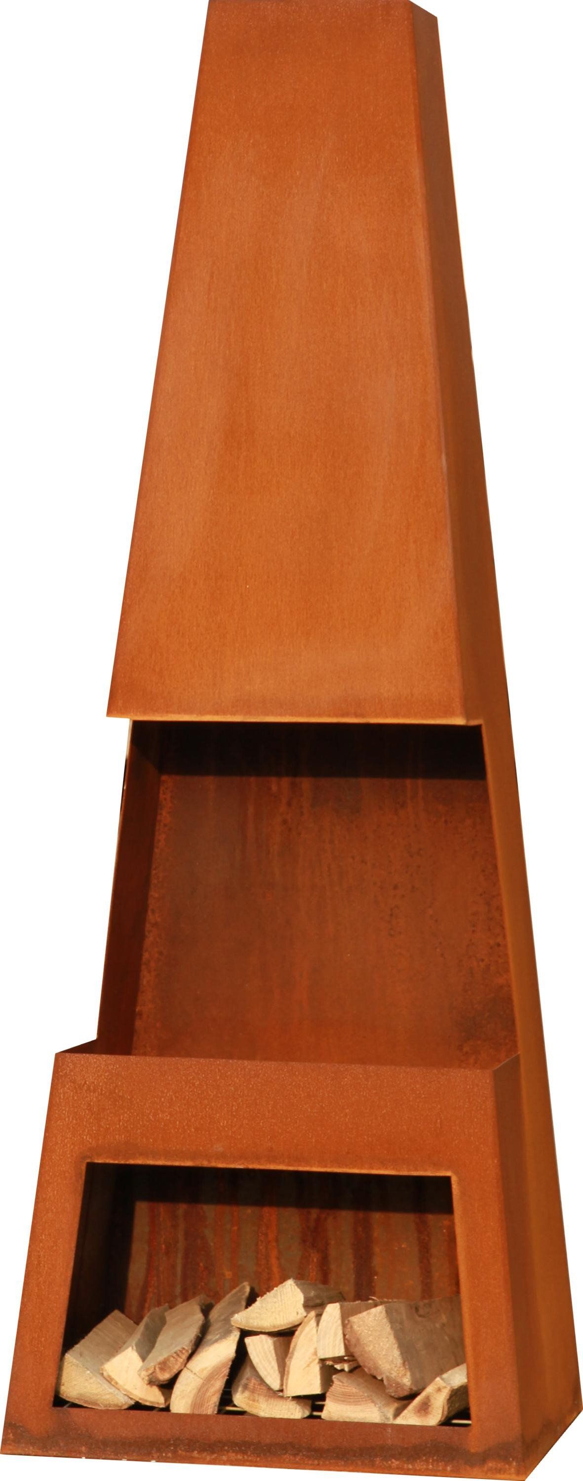 GardenMaxX Poêle de Terrasse Pular Corten XL