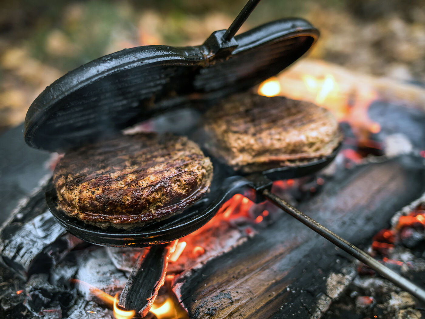 Petromax Fer à Hamburger en Fonte