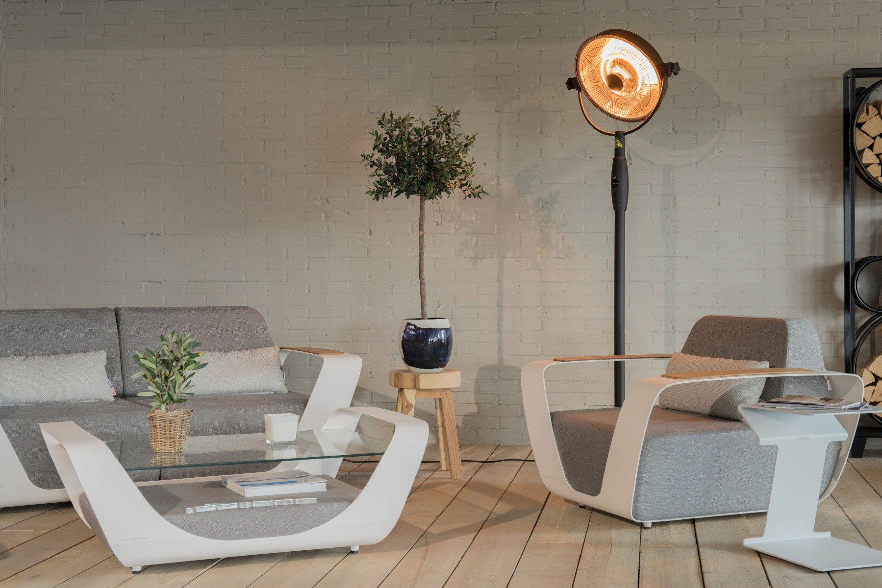 Sunred Retro Chauffage debout 2100