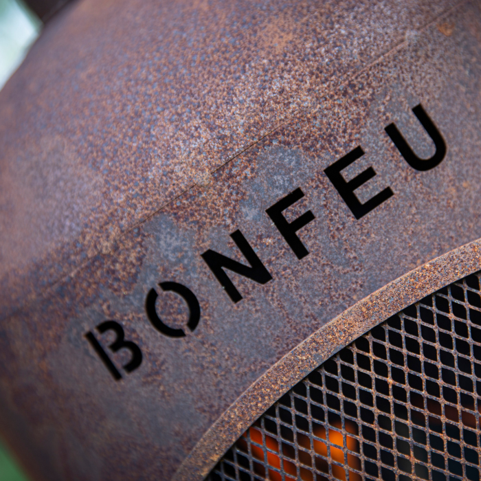 BonFeu BonSolo Cheminée Extérieur Rouille