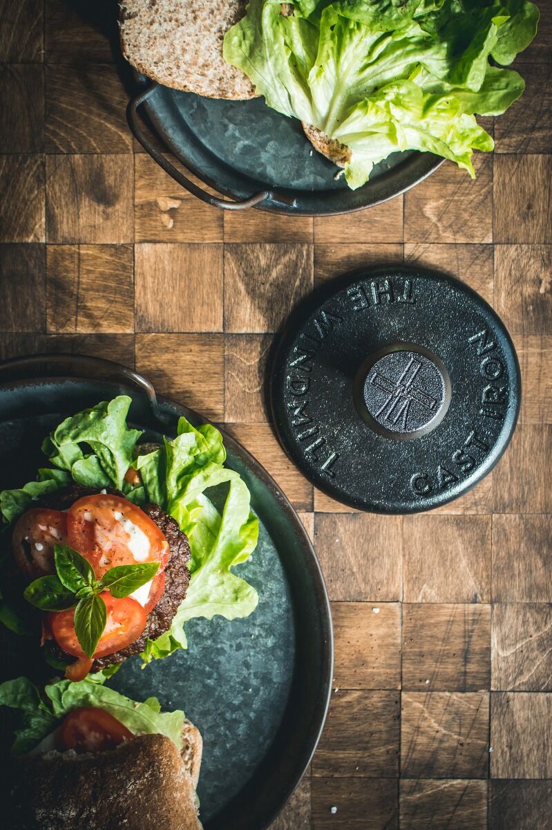 Outil à smashburger en fonte The Windmill