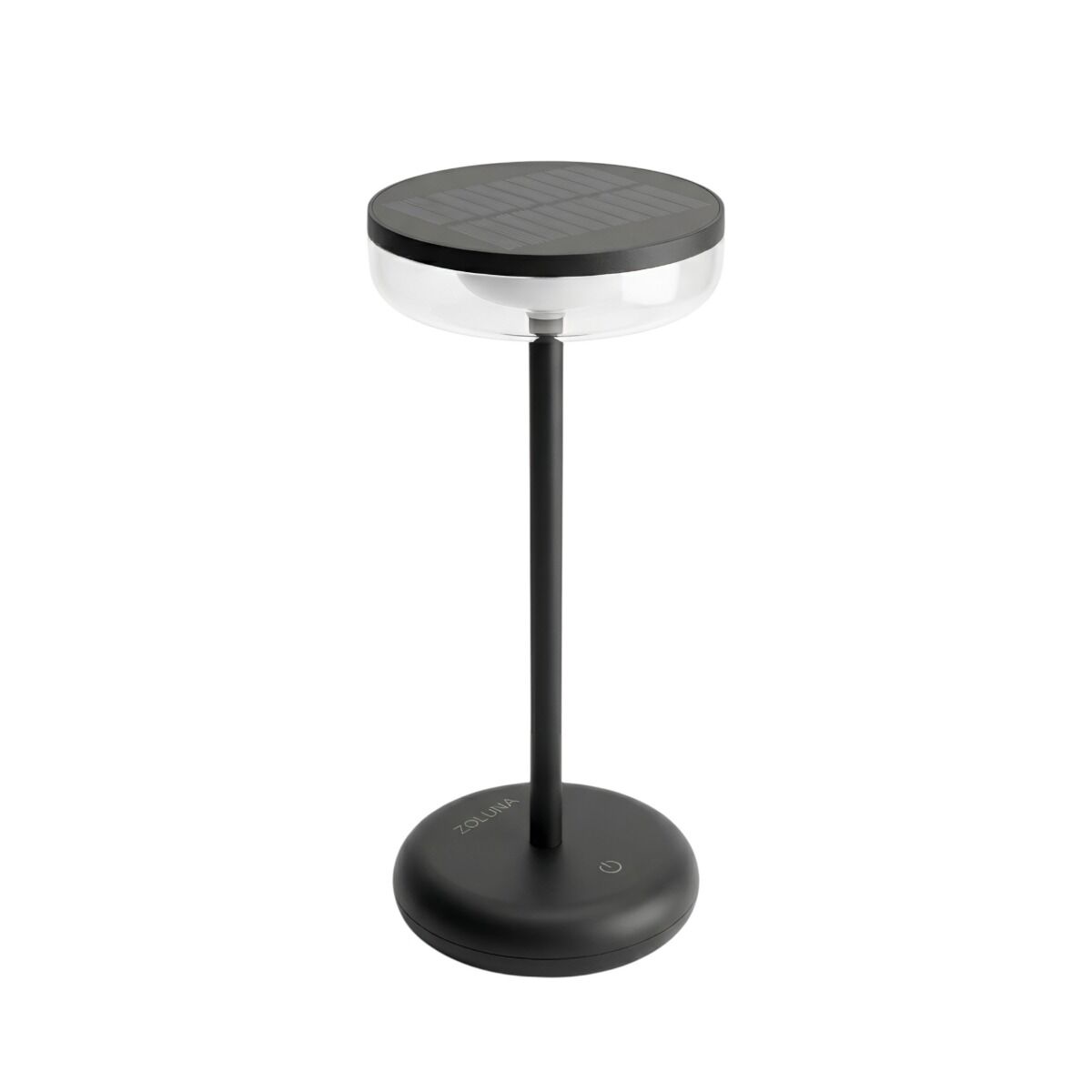 Lampe solaire de table Bobbie noir ZOLUNA