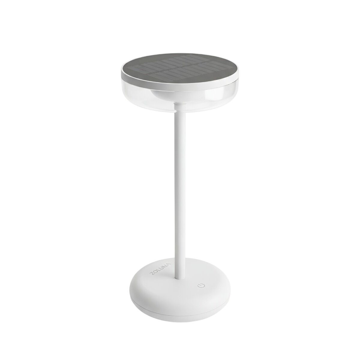 ZOLUNA Lampe Solaire de Table Bobbie Blanc
