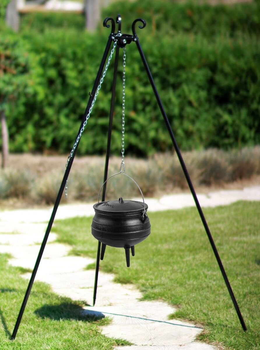  CookKing Trépied 180 cm avec marmite africaine 9 L