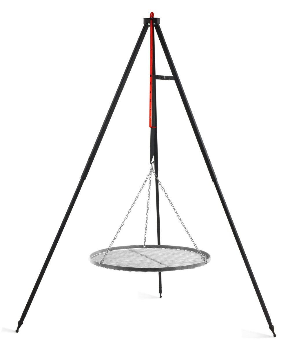 CookKing Trépied 160 cm avec Grille Inox 60 cm