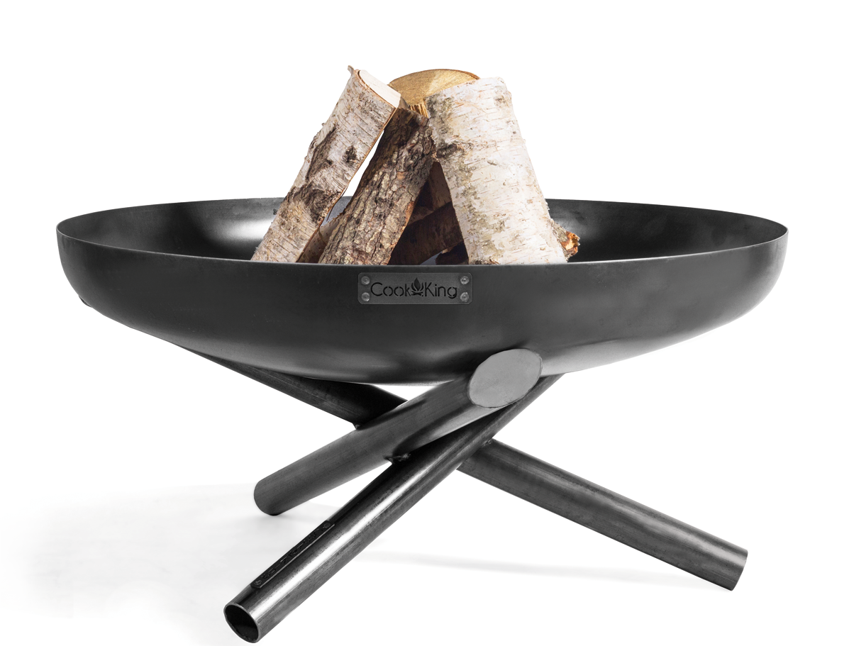 Brasero bol à feu Indiana 60 cm acier noir CookKing