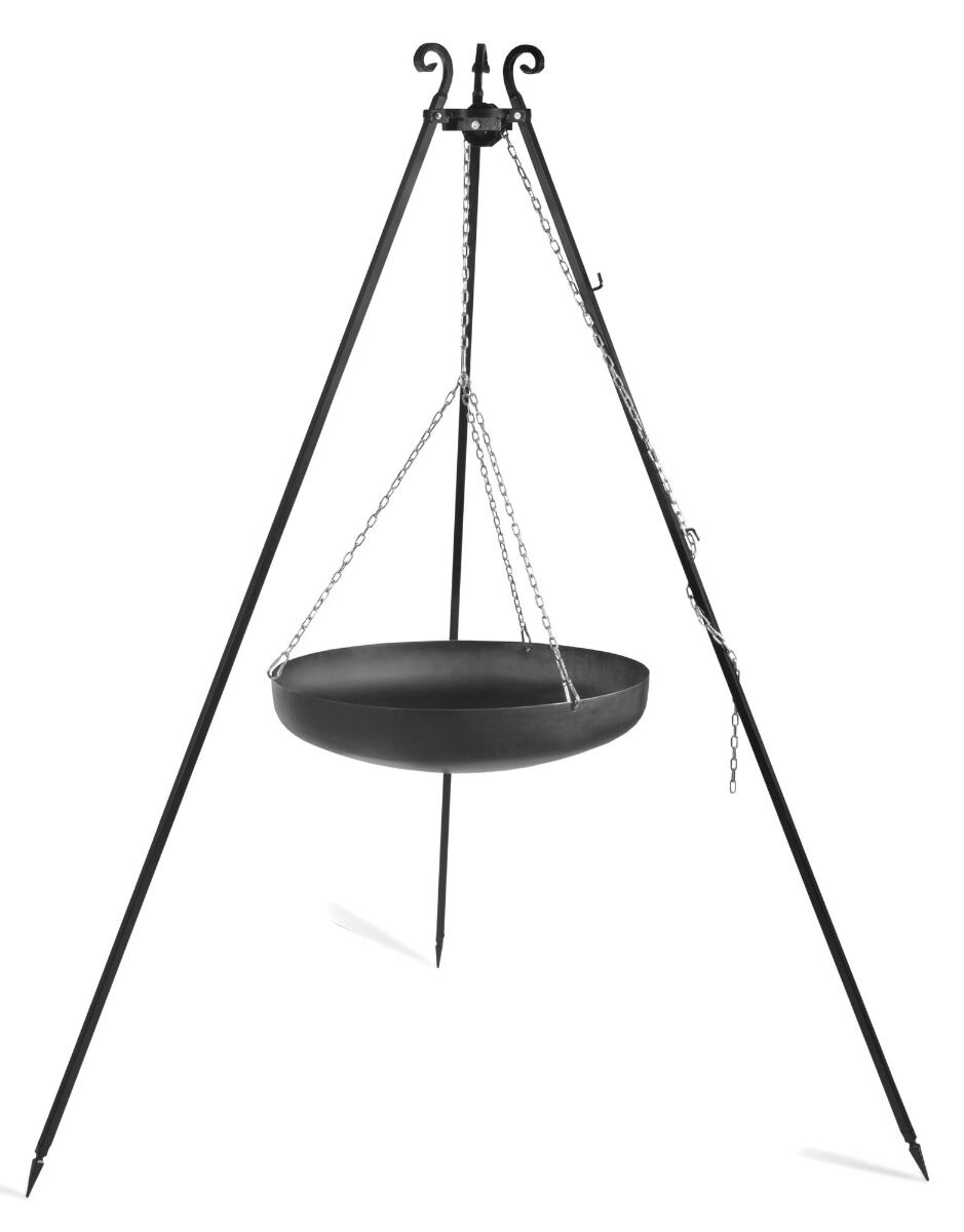 CookKing Trépied 180 cm avec Wok 60 cm