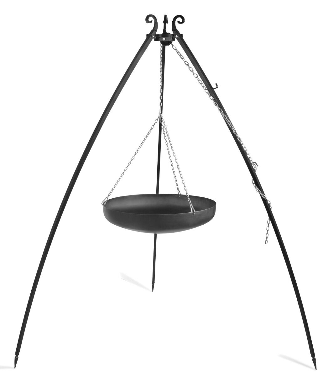 CookKing Trépied 200 cm avec Wok 70 cm