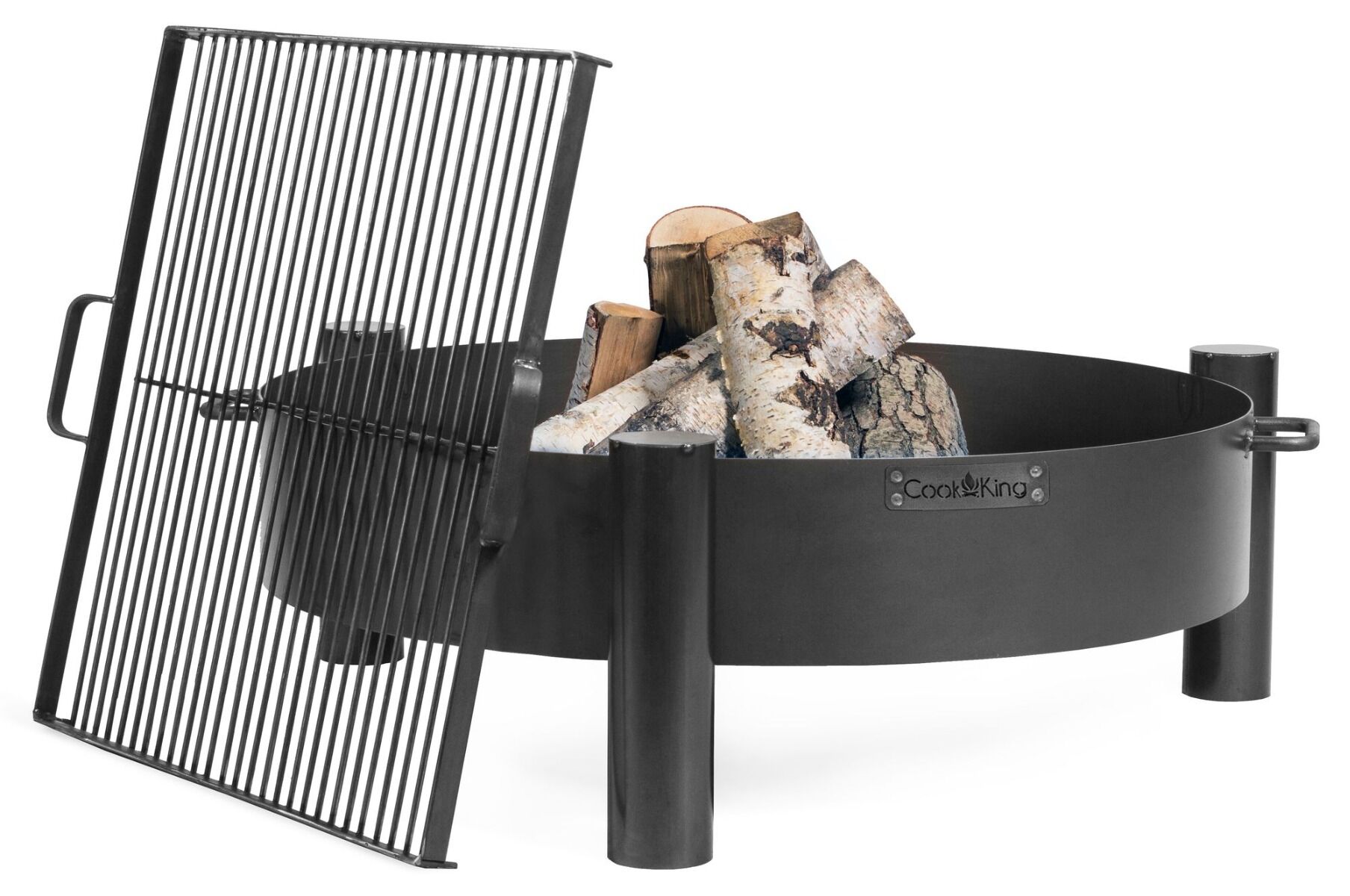 Brasero bol à feu Haiti 60 cm acier noir CookKing