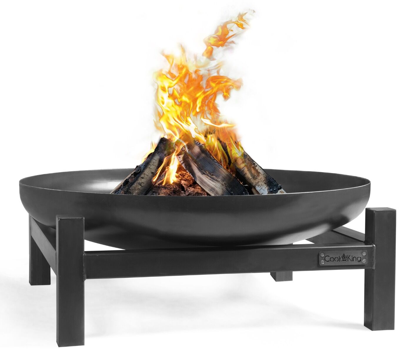 Brasero bol à feu Panama 70 cm acier noir CookKing