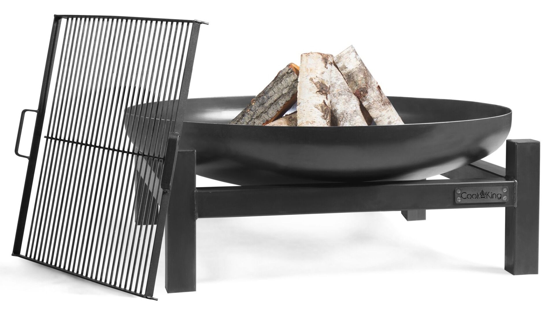 Brasero bol à feu Panama 80 cm acier noir CookKing