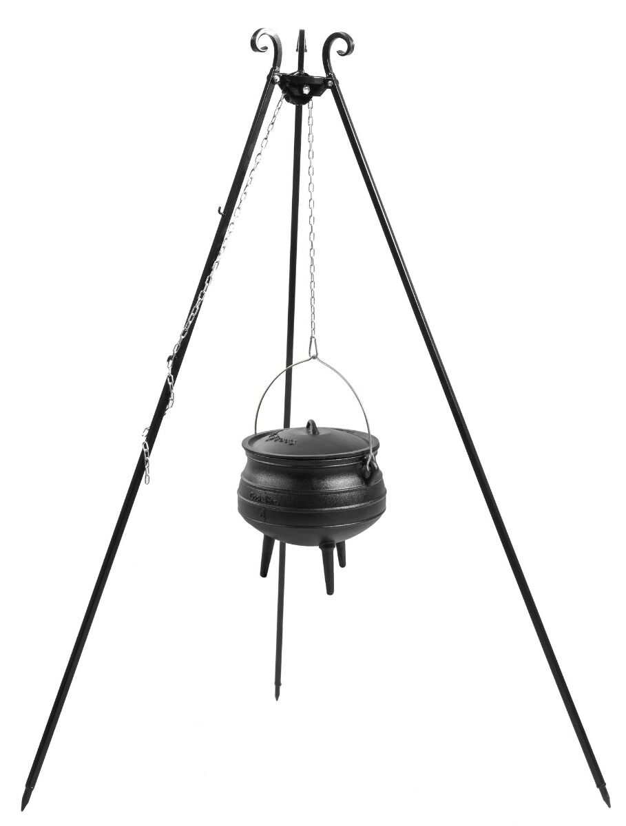  CookKing Trépied 180 cm avec marmite africaine 9 L