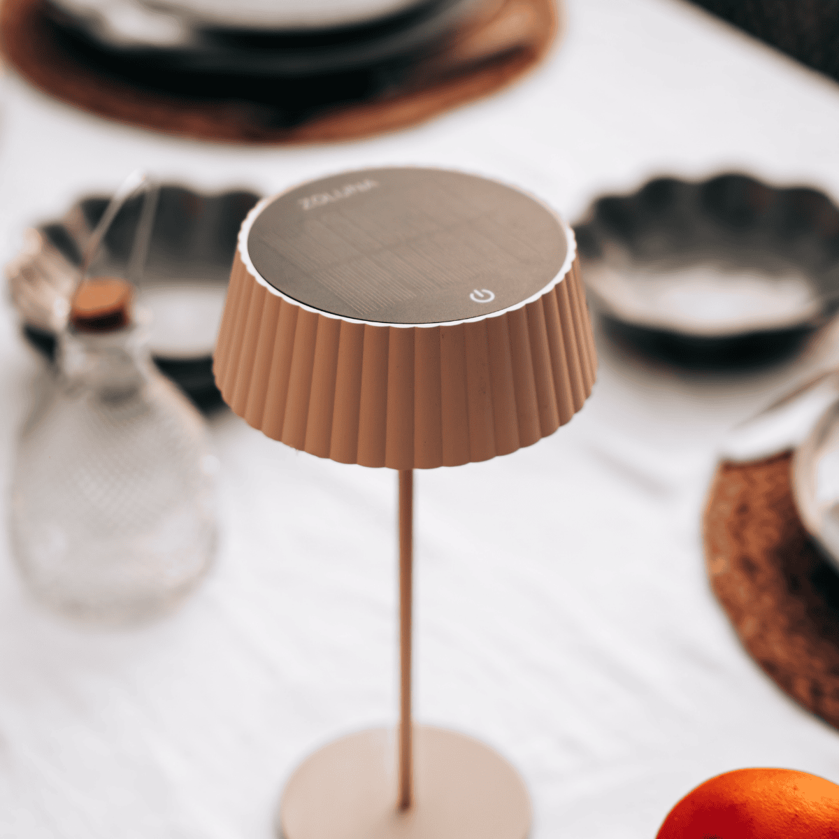 Lampe de table solaire Jyp sable ZOLUNA