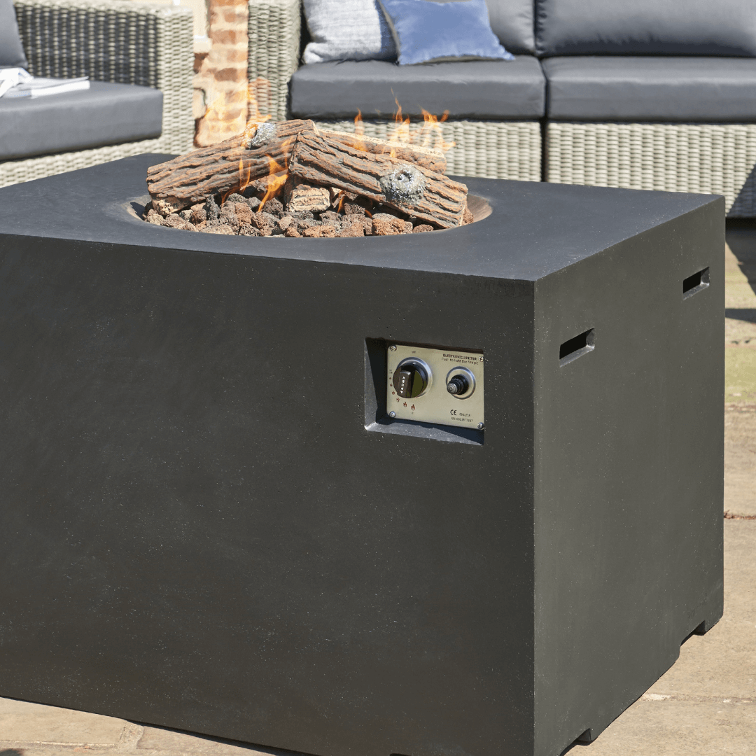 Happy Cocooning table de feu en composite
